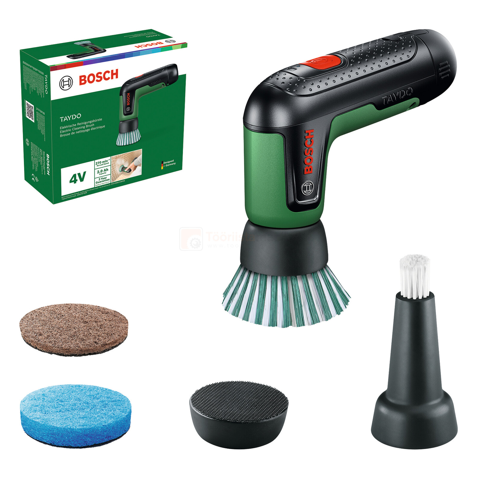 Bosch akumuliatorinis valymo šepetys TAYDO